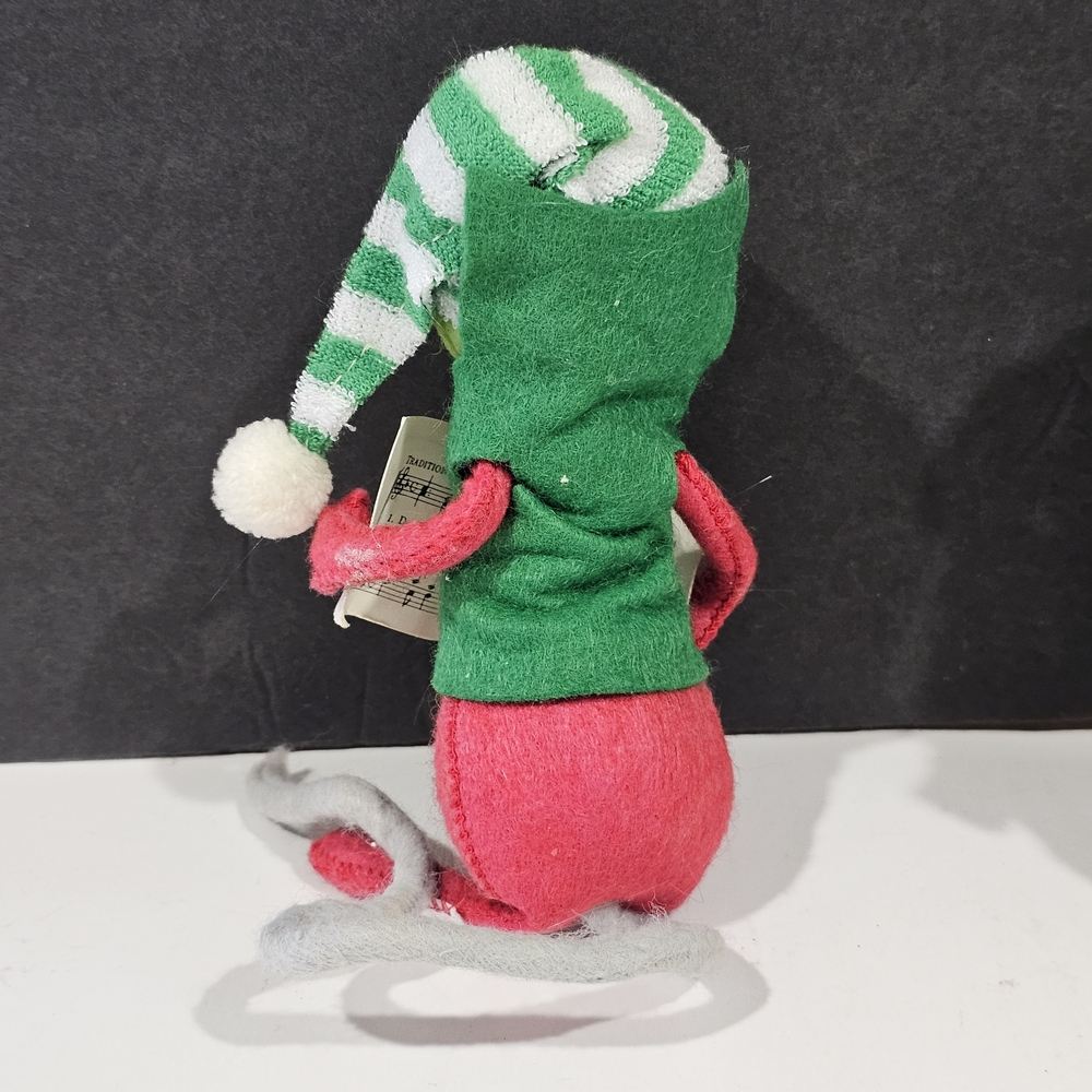 Annalee Christmas Mice with Red, Green, and Gray Accents - Picture 9 of 15
